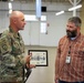 U.S. Army Maj. Gen. Pablo Estrada visits the Pueblo, Colorado Community Vaccination Center