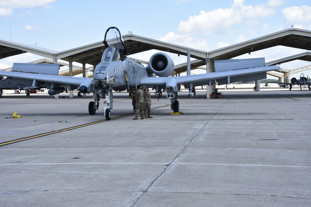 442d Fighter Wing conducts post-flight checks