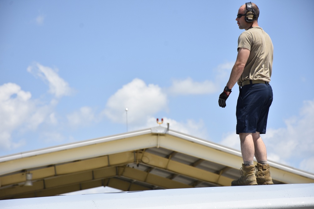 442d Fighter Wing conducts post-flight checks