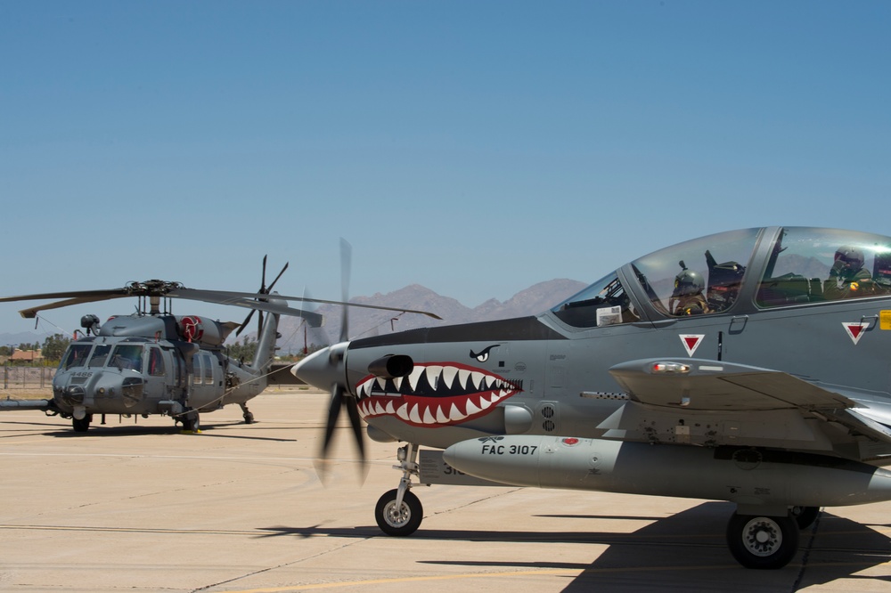 Colombian Air Force participates in Red Flag Rescue