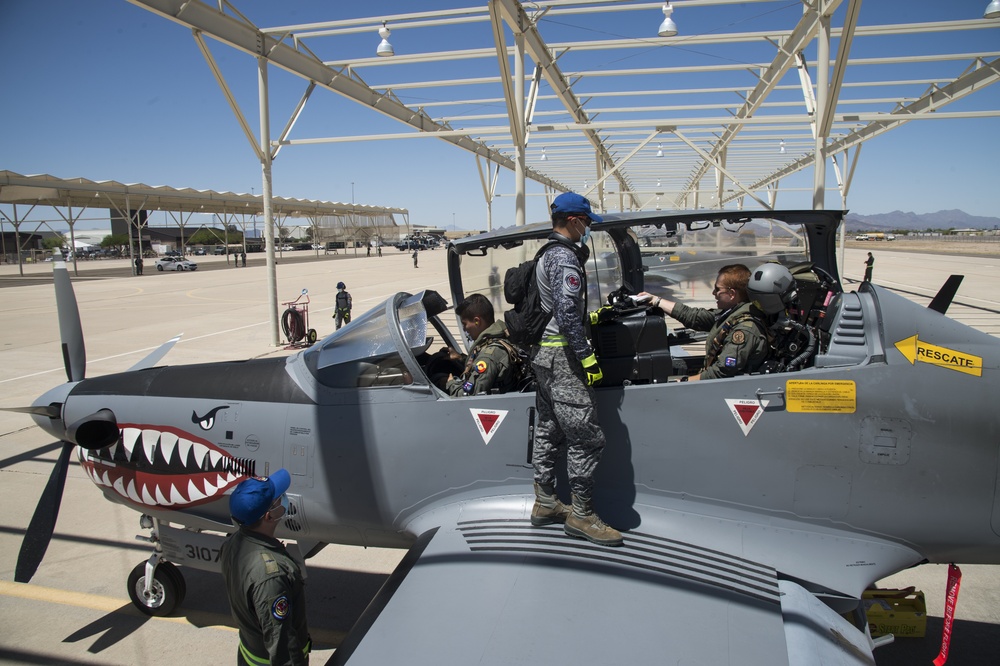 Colombian Air Force participates in Red Flag Rescue