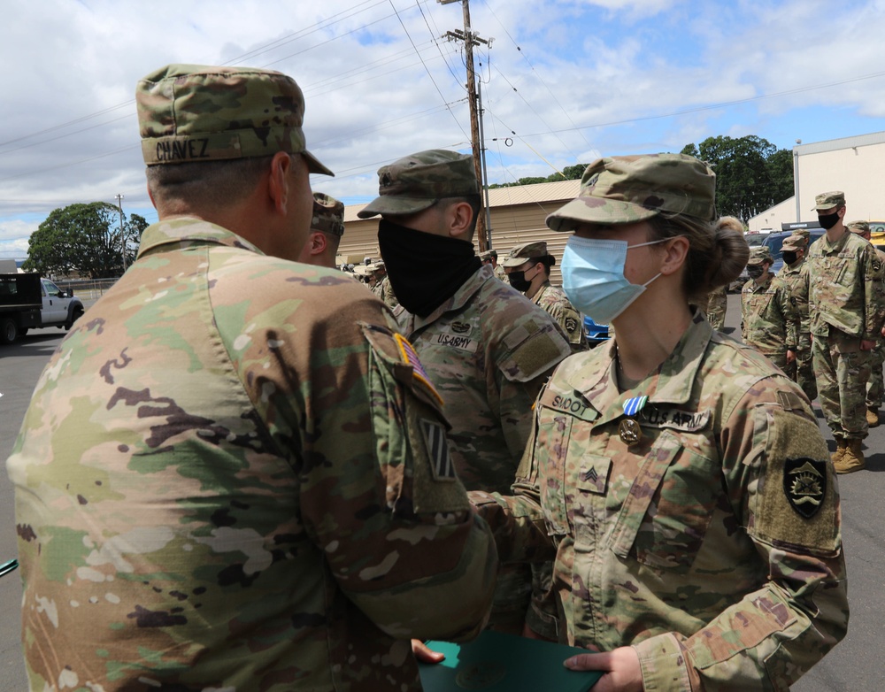 Nevada National Guard shows appreciation to Oregon Guard for inauguration support