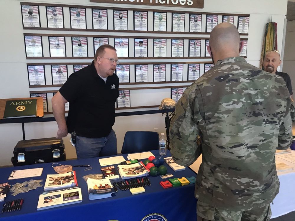 Soldiers attend Resource Fair at 416th Theater Engineer Command