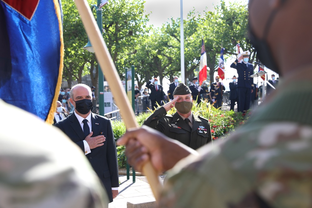 Sainte Mere Eglise Signal Monument D-Day 77 Ceremony