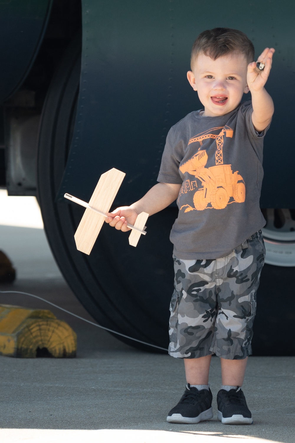 The community gathers to watch the Sound of Speed Airshow