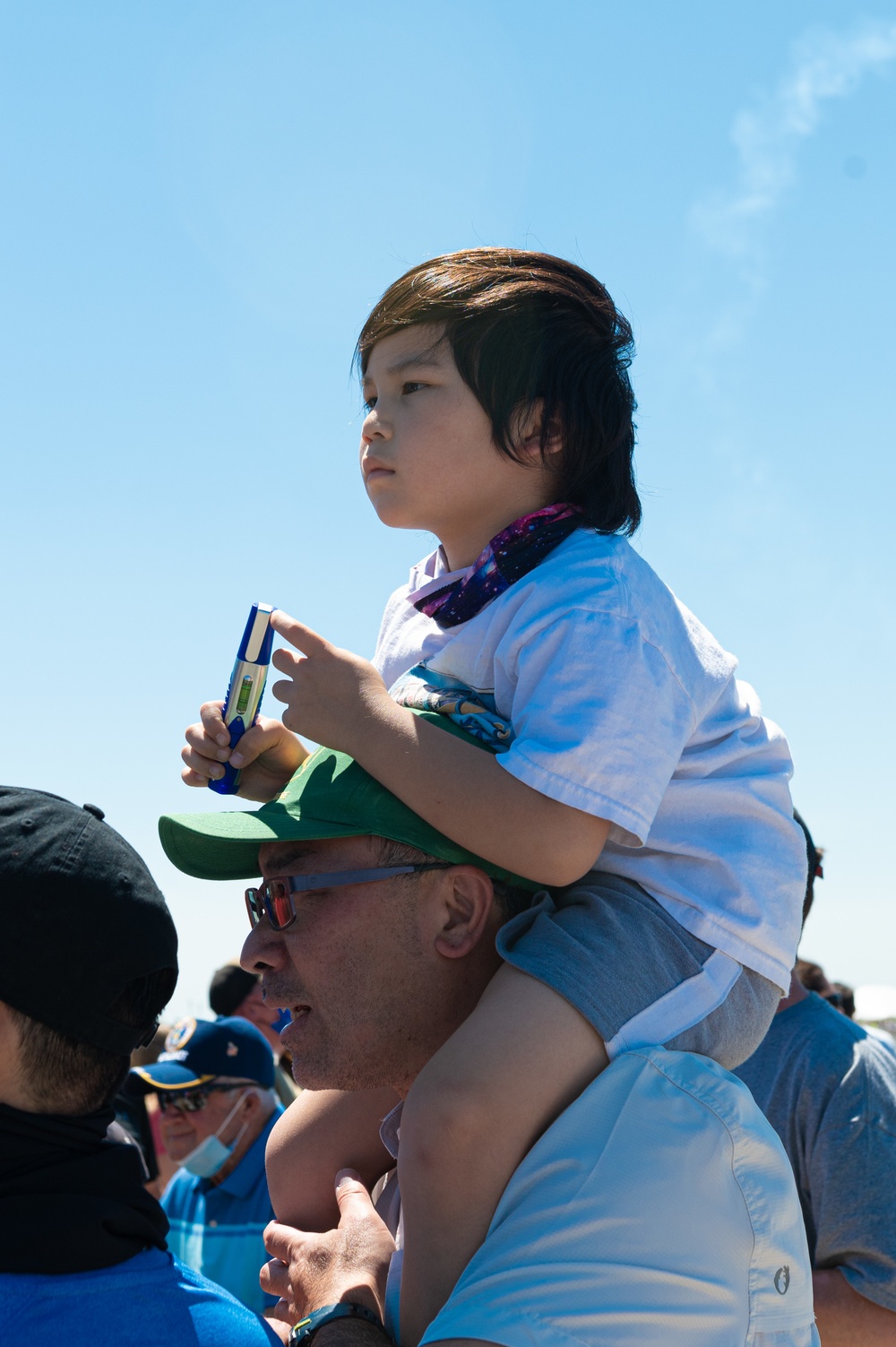 The community gathers to watch the Sound of Speed Airshow