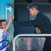 U.S. Air Force Thunderbird pilot conducts meet-and-greet