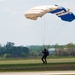 U.S. Air Force Academy parachute team performs at Sound of Speed Airshow