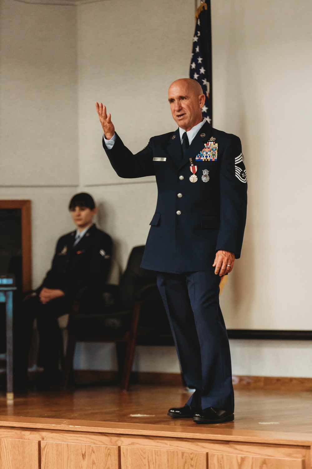 Cheif MSgt. Mark Richie retires from the 139th Security Forces Squadron