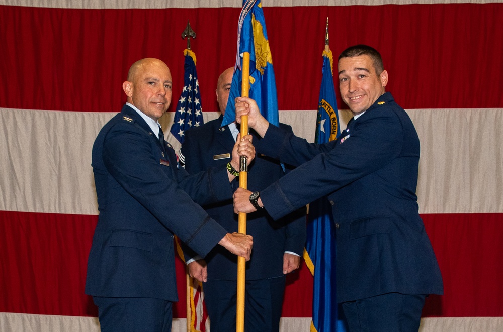 Maj. Shawn O'Leary Takes Command of 152nd Intelligence Squadron