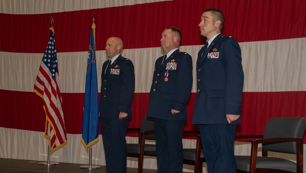 Maj. Shawn O'Leary Takes Command of 152nd Intelligence Squadron