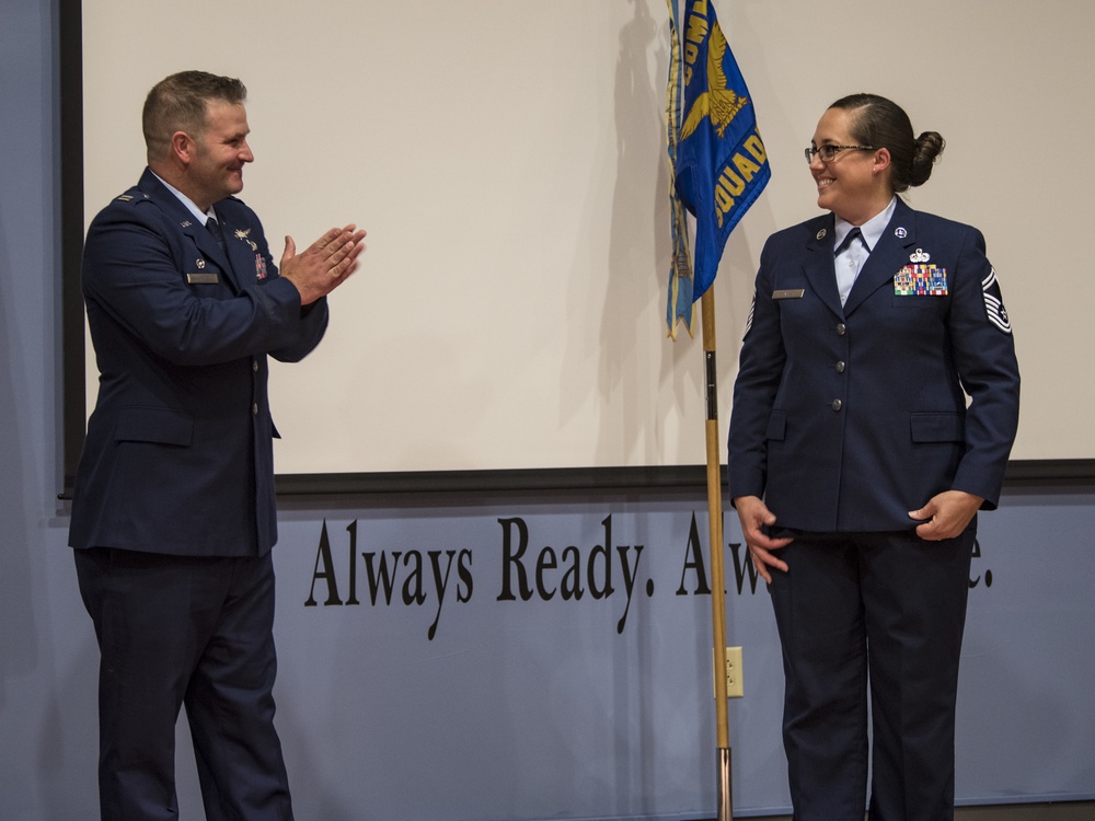 CMSgt Jennifer Braskett Promotion