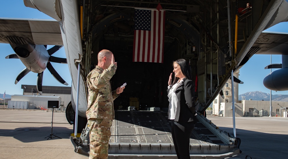 152nd Maintenance Squadron Swears in Newest Honorary Commander