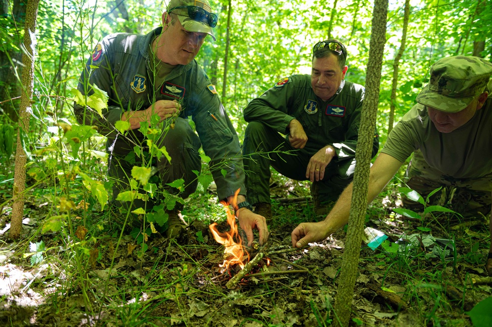 Aircrew conduct Survival, Evasion, Resistance and Escape training