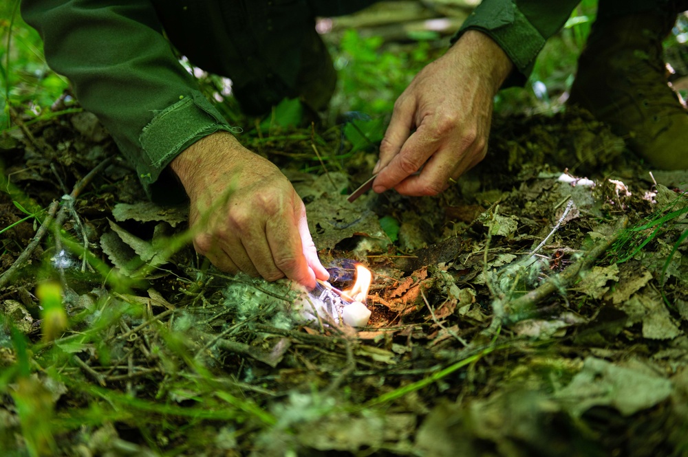 Aircrew conduct Survival, Evasion, Resistance and Escape training