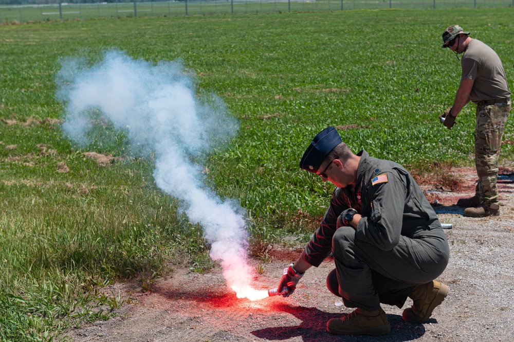 Aircrew conduct Survival, Evasion, Resistance and Escape training