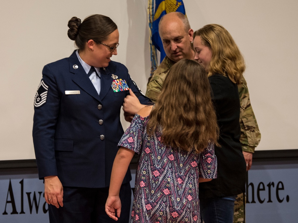 CMSgt Jennifer Braskett Promotion