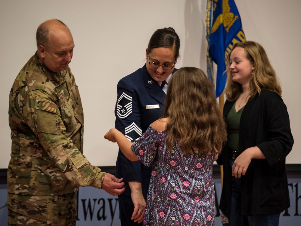 CMSgt Jennifer Braskett Promotion