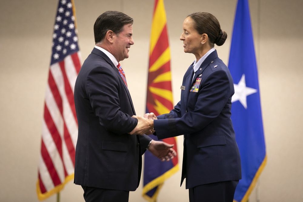 Arizona Adjutant General Maj. Gen. Kerry L. Muehlenbeck promoted by Governor Doug Ducey