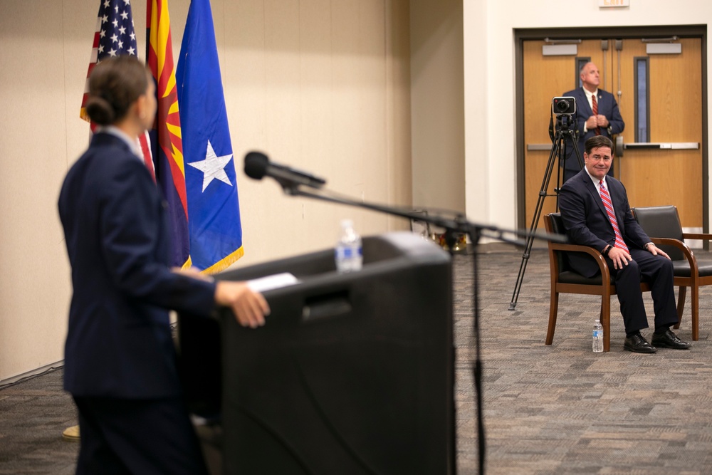 Arizona Adjutant General Maj. Gen. Kerry L. Muehlenbeck promoted by Governor Doug Ducey