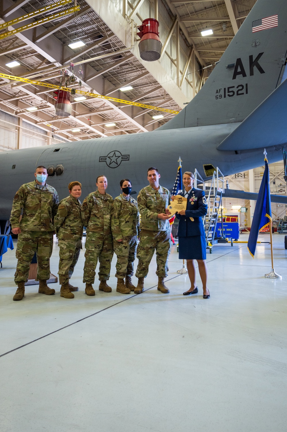 SMSgt Wendy Duran Retires From The 168th Wing