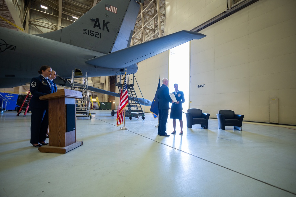 SMSgt Wendy Duran Retires From The 168th Wing