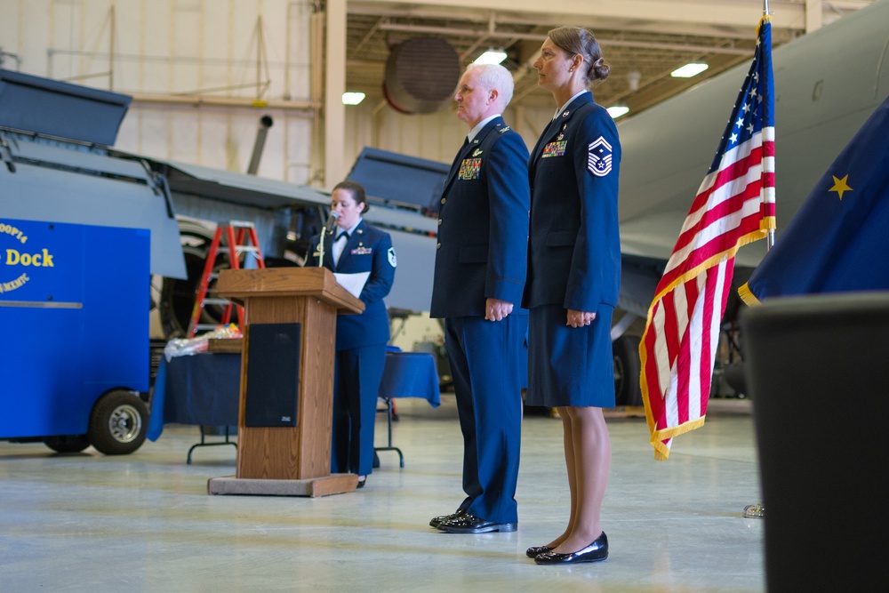 SMSgt Wendy Duran Retires From The 168th Wing