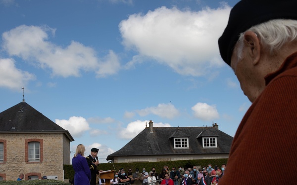 Special Operation Command Europe pays respects to linage at the Normandy French Resistance Memorial