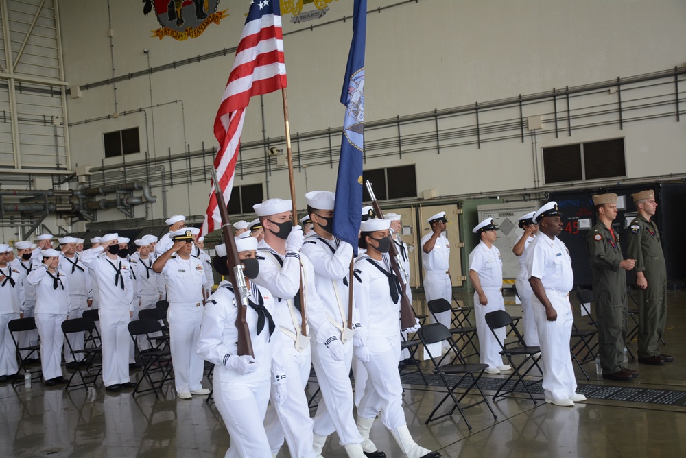 Patrol Squadron FOUR FIVE Holds 79th Change of Command