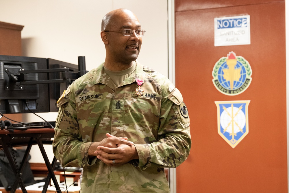 MIRC Awards Legion of Merit to Previous Senior Enlisted Leader