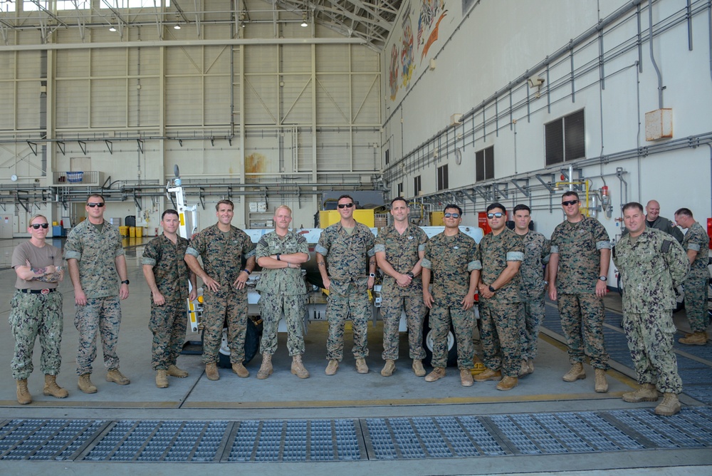 Patrol Squadron (VP) 45 hosted III Marine Expeditionary Force (MEF) Explosive Ordnance Disposal (EOD) team