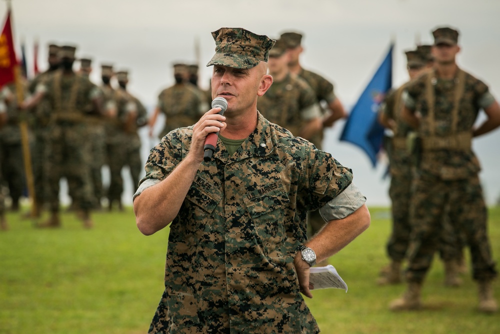 3d Supply Battalion conducts Change of Command ceremony