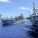 USS RONALD REAGAN and USS HALSEY Conduct Replenishment at Sea with USNS RAPPAHANNOCK and USNS CHARLES CREW