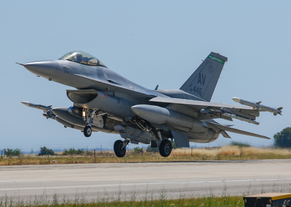 31 FW F-16s participate in Falcon Strike 21