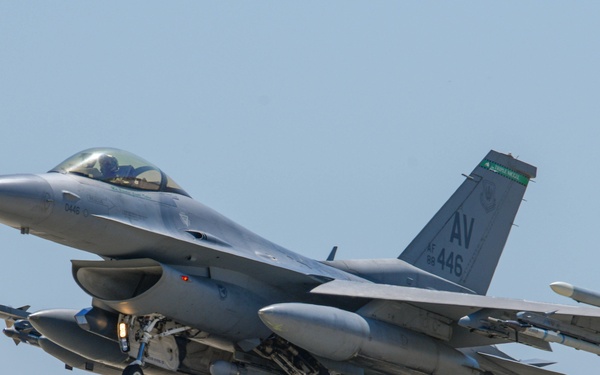 31 FW F-16s participate in Falcon Strike 21