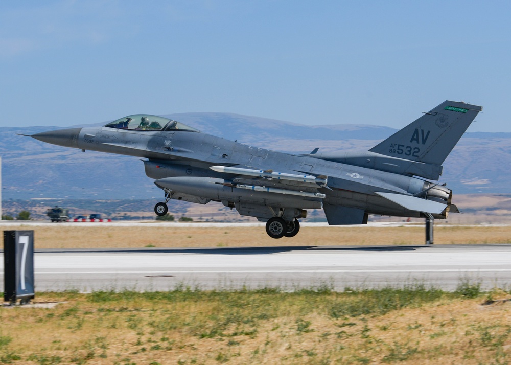 31 FW F-16s participate in Falcon Strike 21