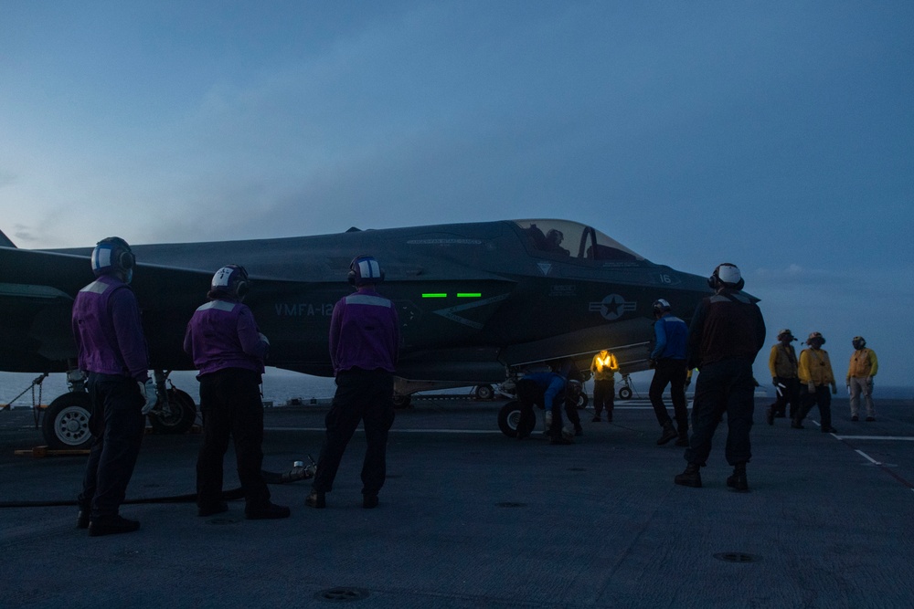 USS America (LHA 6) Conducts Flight Operations