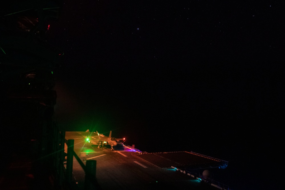 USS America (LHA 6) Conducts Flight Operations