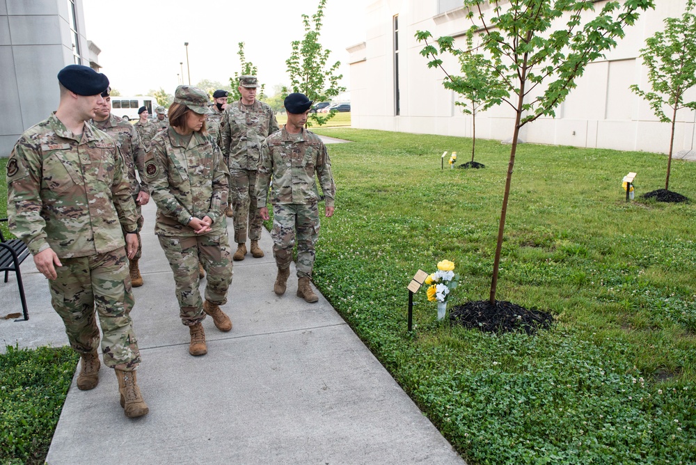 CMSAF Visits Wright-Patt