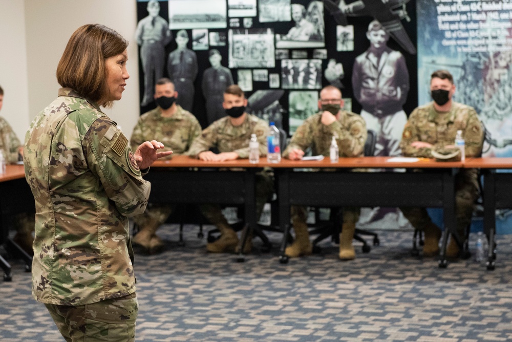 CMSAF Visits Wright-Patt