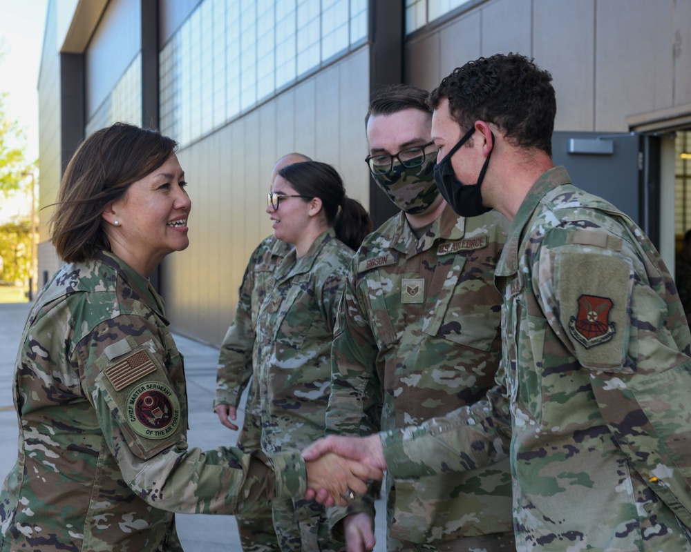 CMSAF visits Minot AFB