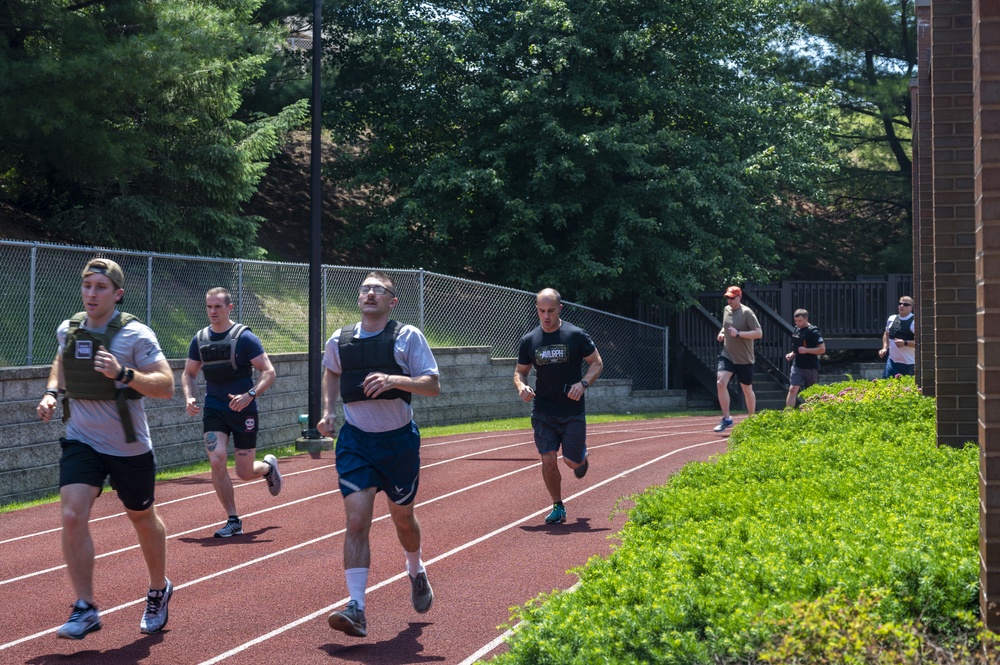 Running along