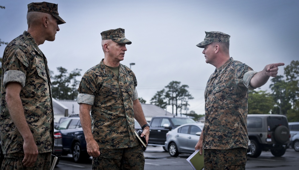 Lt. Gen Ottignon's Visit to Camp Johnson