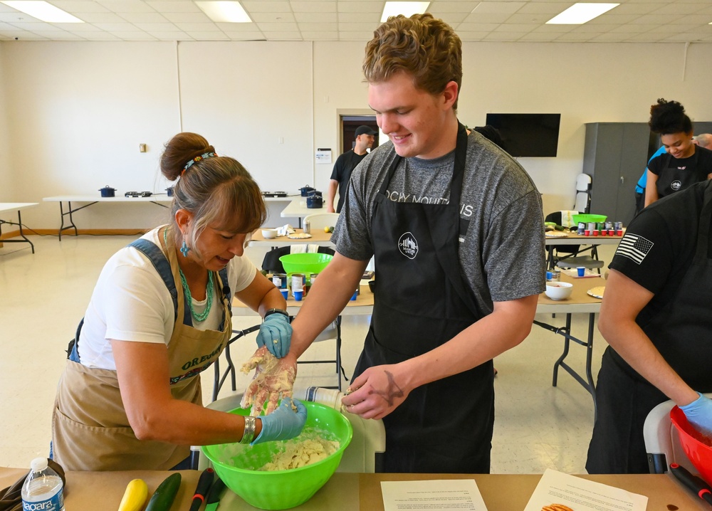 Holloman hosts cooking class
