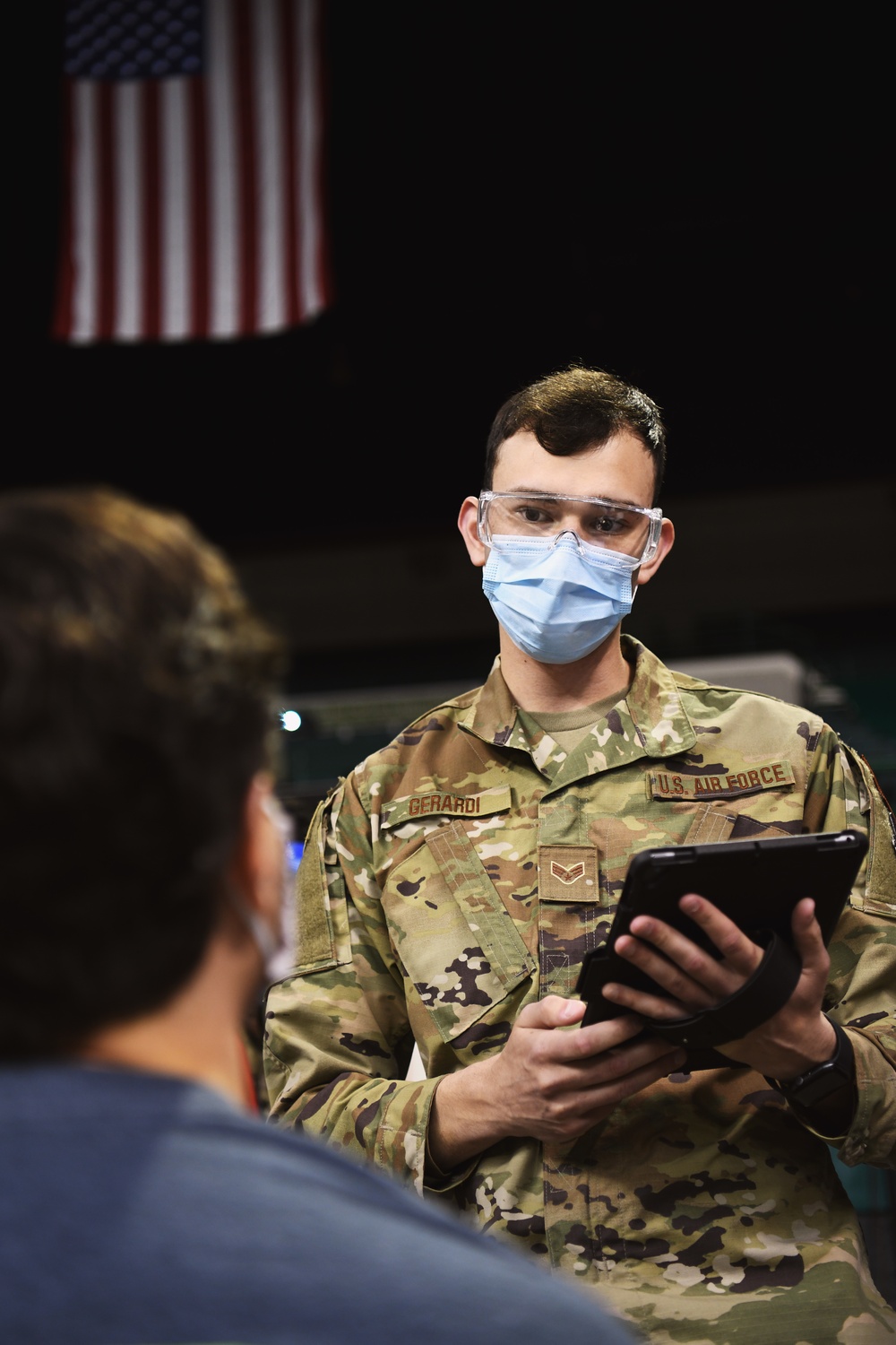 178th Wing Airmen support vaccination efforts