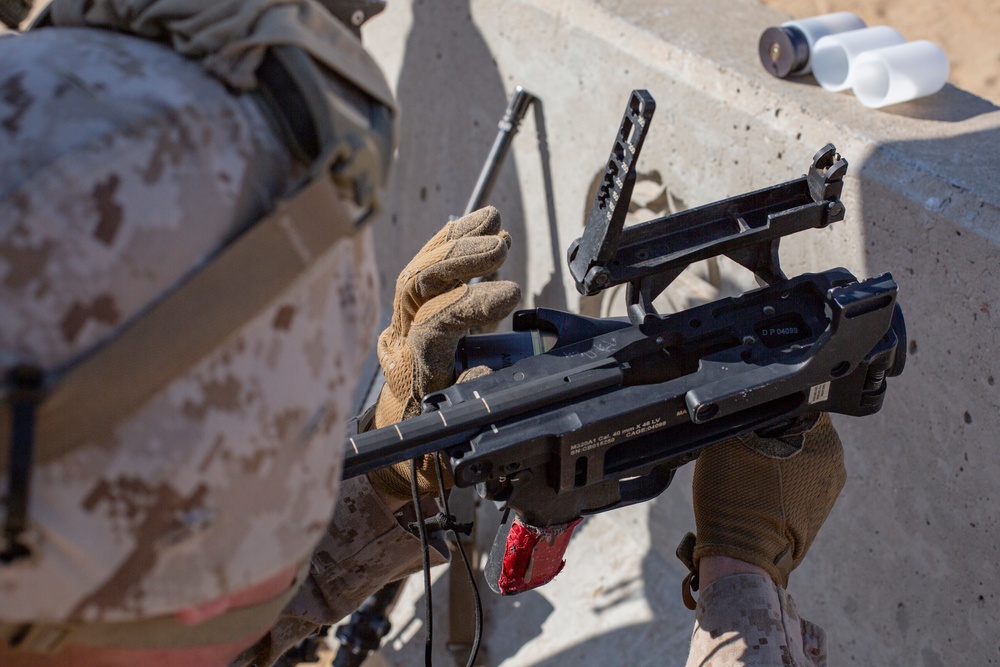 15th MEU Marines participate in high explosive range