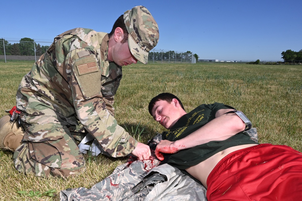 119th Medical Group gets hands on TCCC training during unit exercise