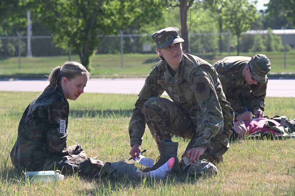 119th Medical Group gets hands on TCCC training during unit exercise