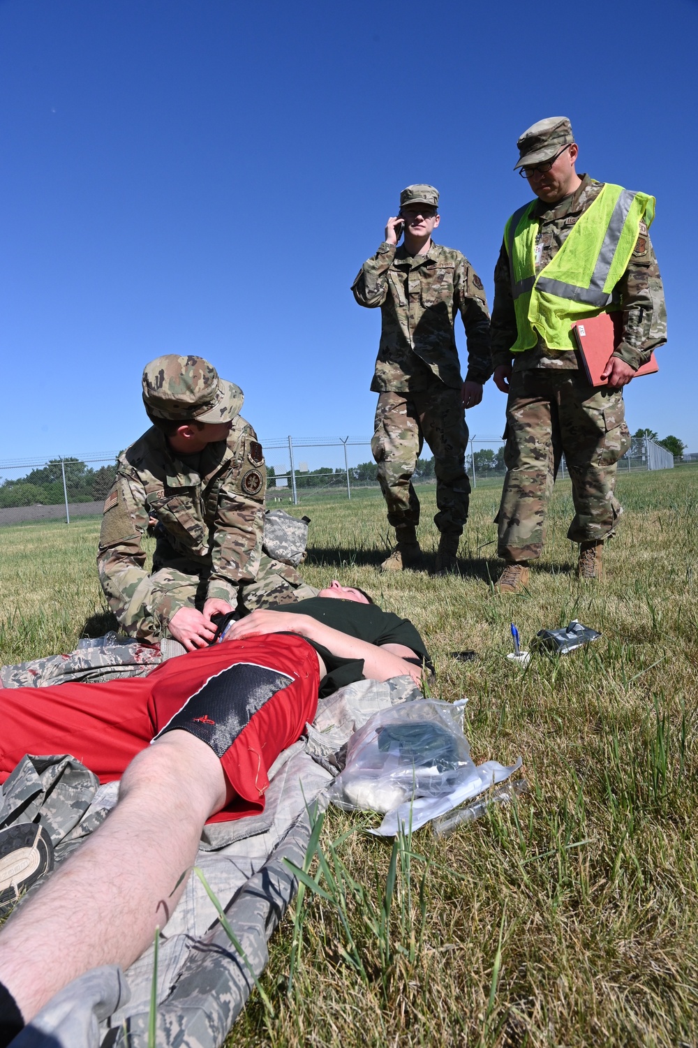 119th Medical Group gets hands on TCCC training during unit exercise