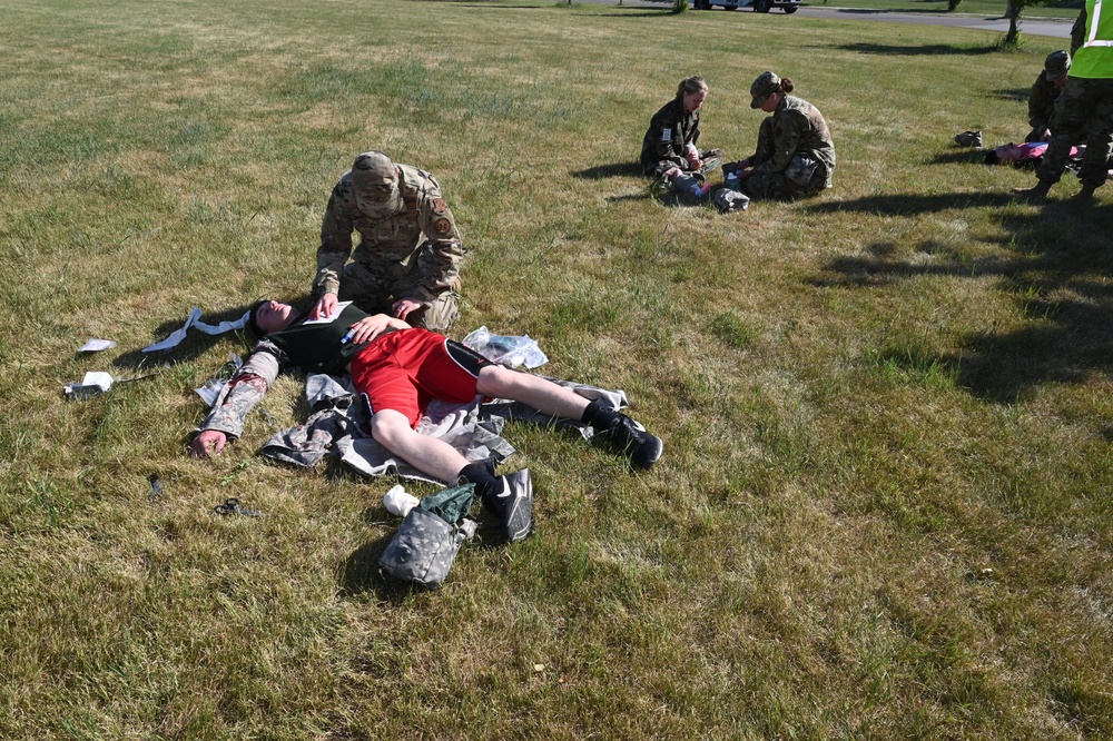 119th Medical Group gets hands on TCCC training during unit exercise